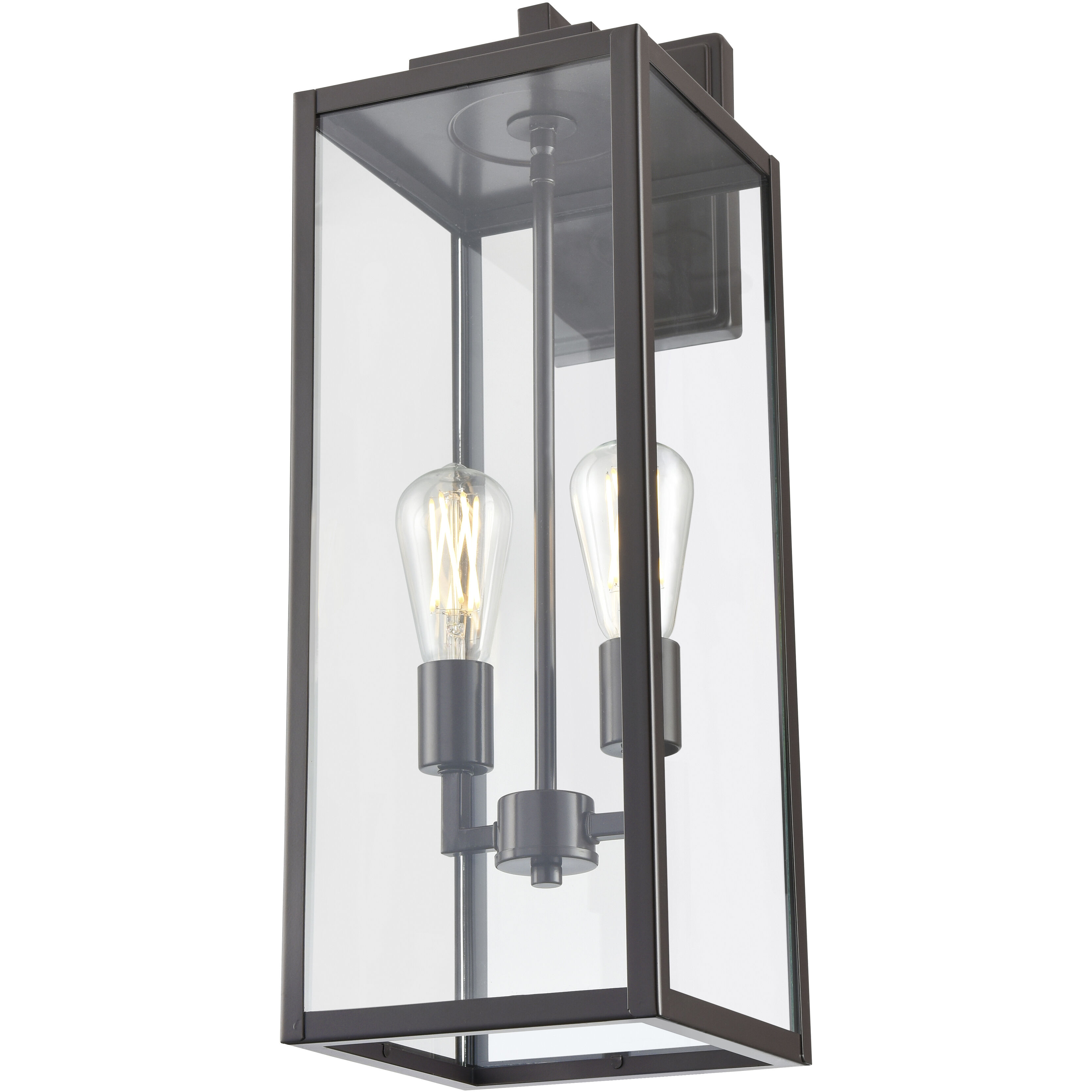 Atless 2 Light 24 inch Powder Coated Bronze Outdoor Wall Lantern